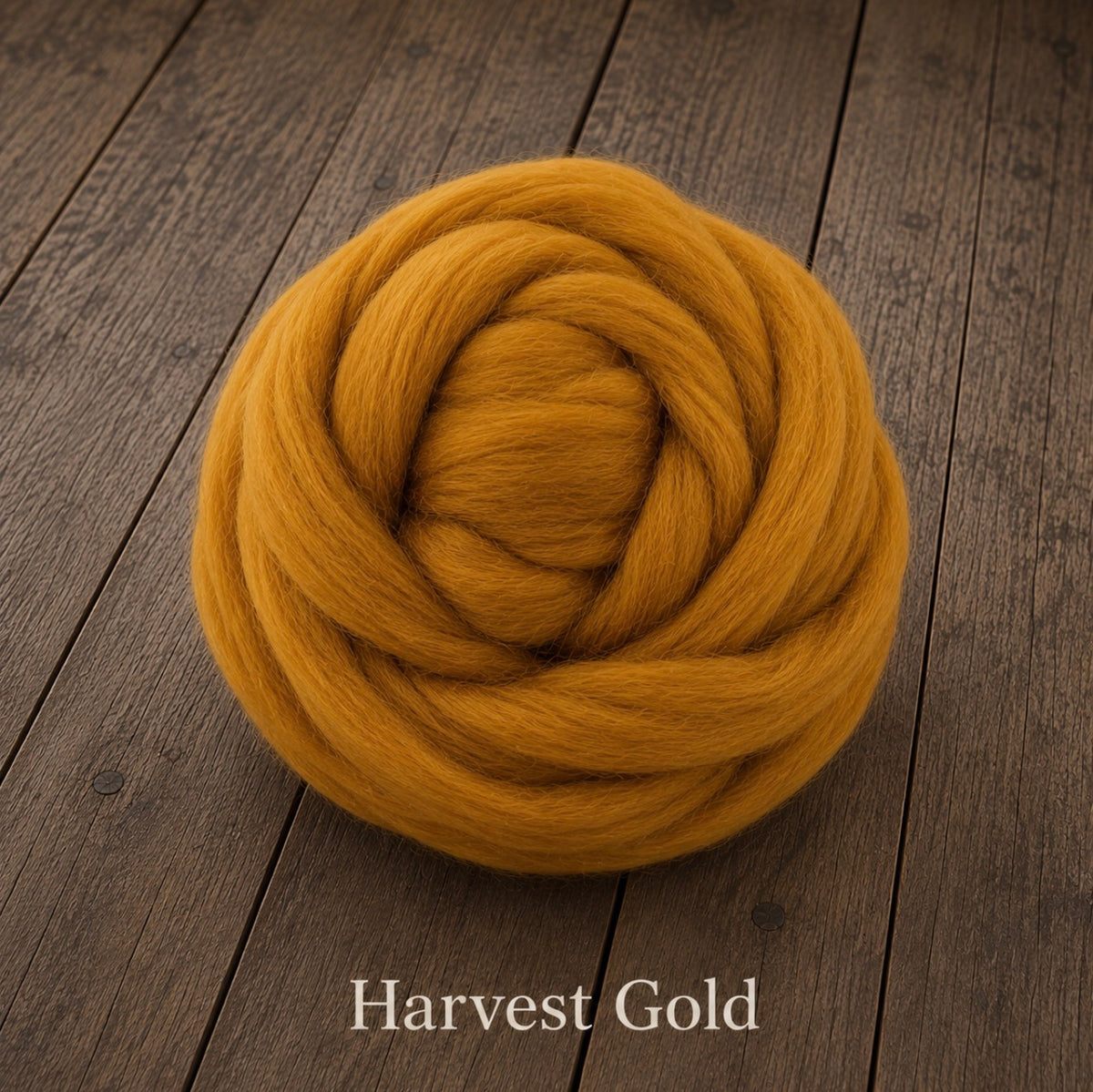 Harvest Gold felted wool wrap color sample for newborn photography