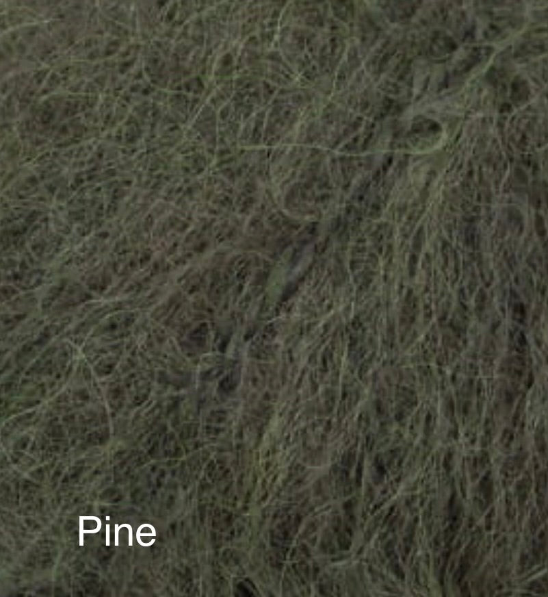 Pine fluffy yarn colour option for knitted photography romper
