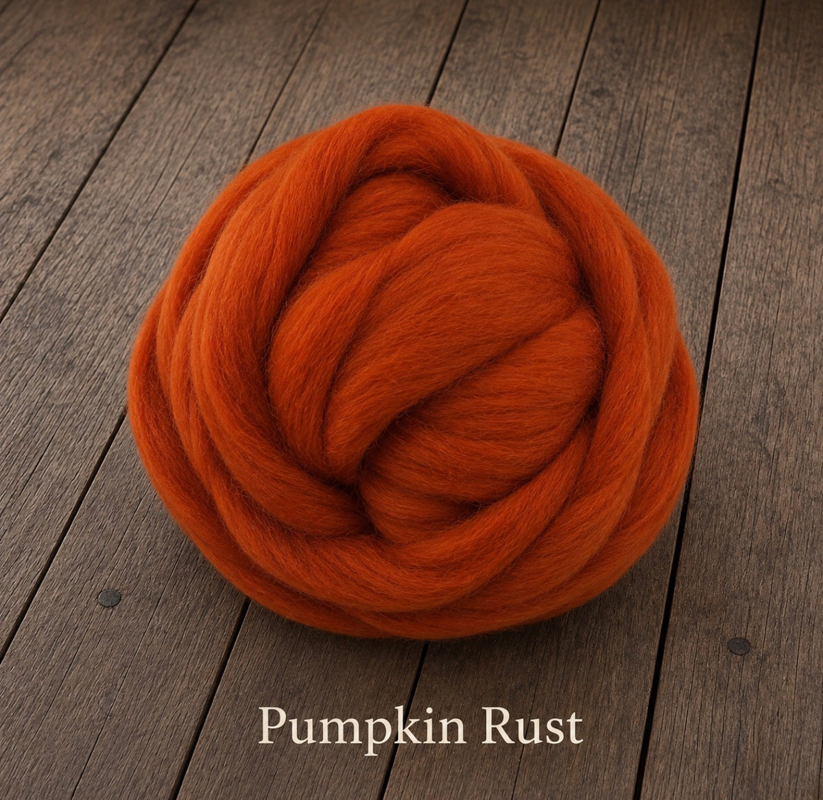 Pumpkin Rust wool wrap color sample for newborn photography