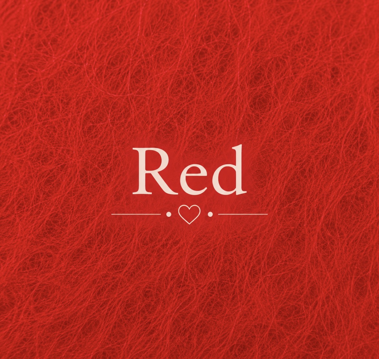 Red fluffy yarn color sample for knitted newborn and sitter photography body