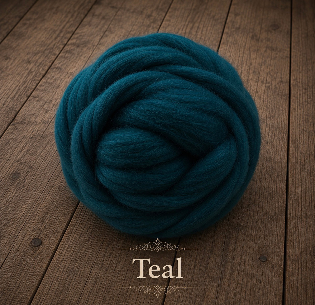 Teal felted wool wrap color sample for newborn photography