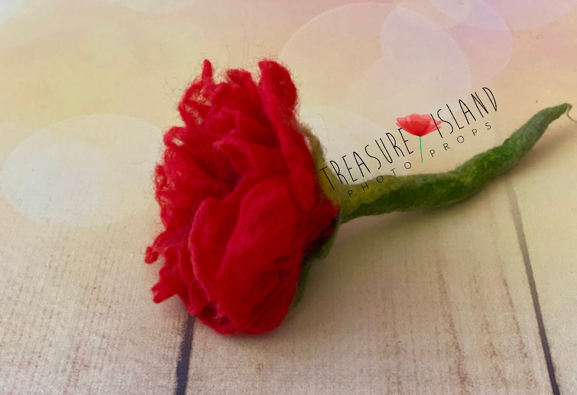 FELTED POPPY FLOWER BOWL✨Poppy hat ✨Poppy leaf