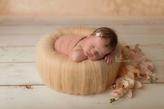 NEWBORN ROUND Nest – Handmade Newborn Photography Prop
