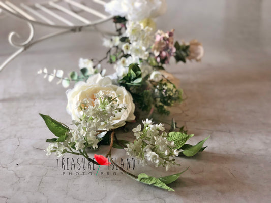 FLOWER TWIG - Romantic BOHO GARLAND