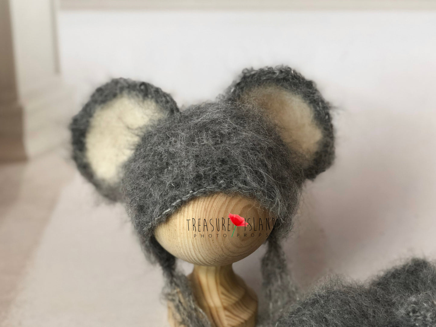 KNITTED MOUSE OUTFIT - very fluff wool felt animals felt animal NEEDLE animal NEEDLE animals