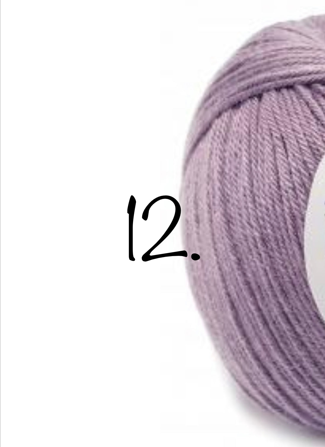 Bamboo and Tencel yarn colour 12 for newborn bonnet and wrap set