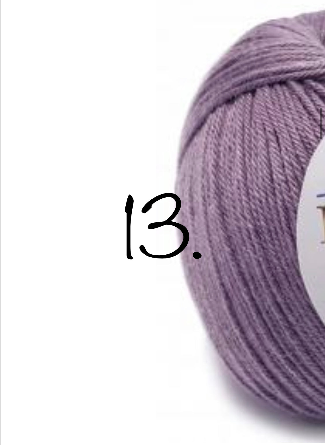 Bamboo and Tencel yarn colour 13 for newborn bonnet and wrap set