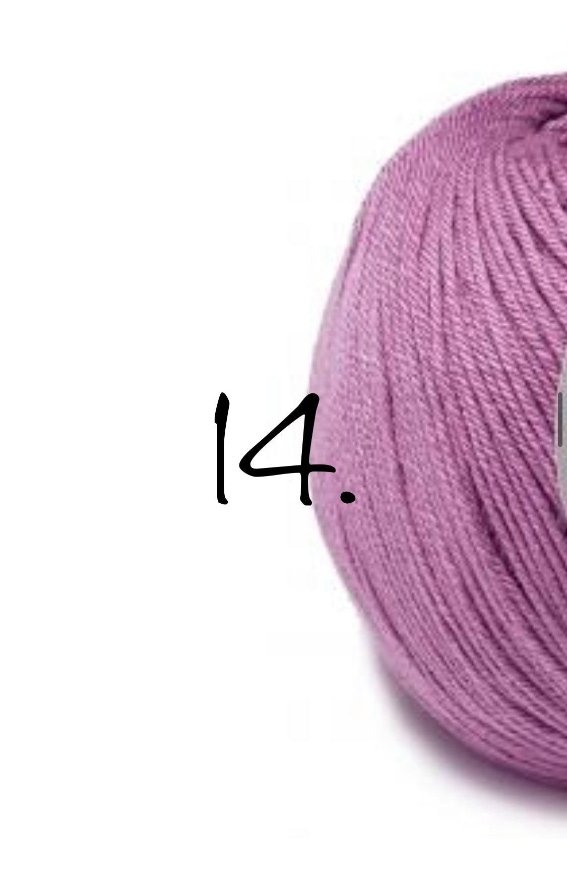 Bamboo and Tencel yarn colour 14 for newborn bonnet and wrap set