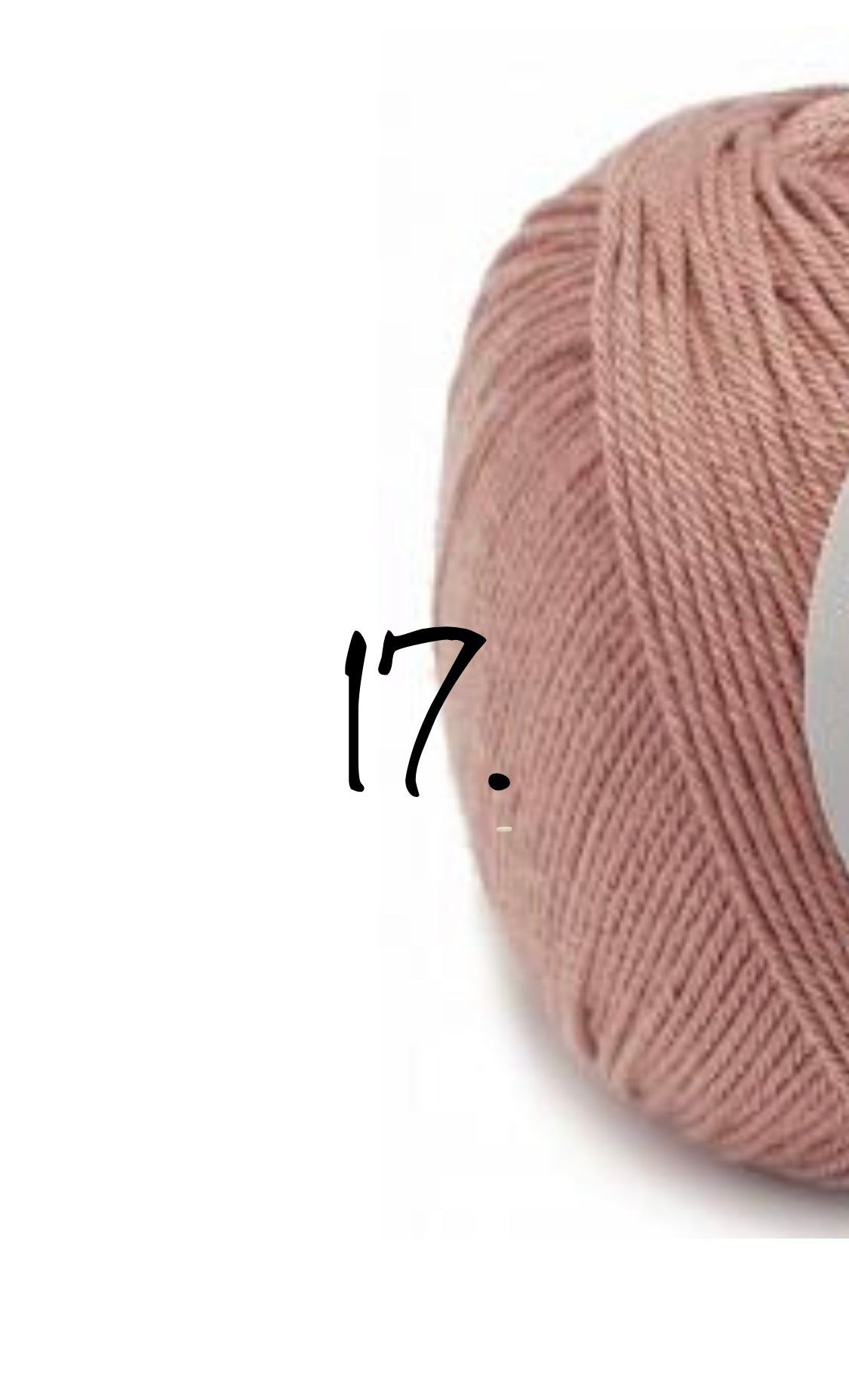 Bamboo and Tencel yarn colour 17 for newborn bonnet and wrap set
