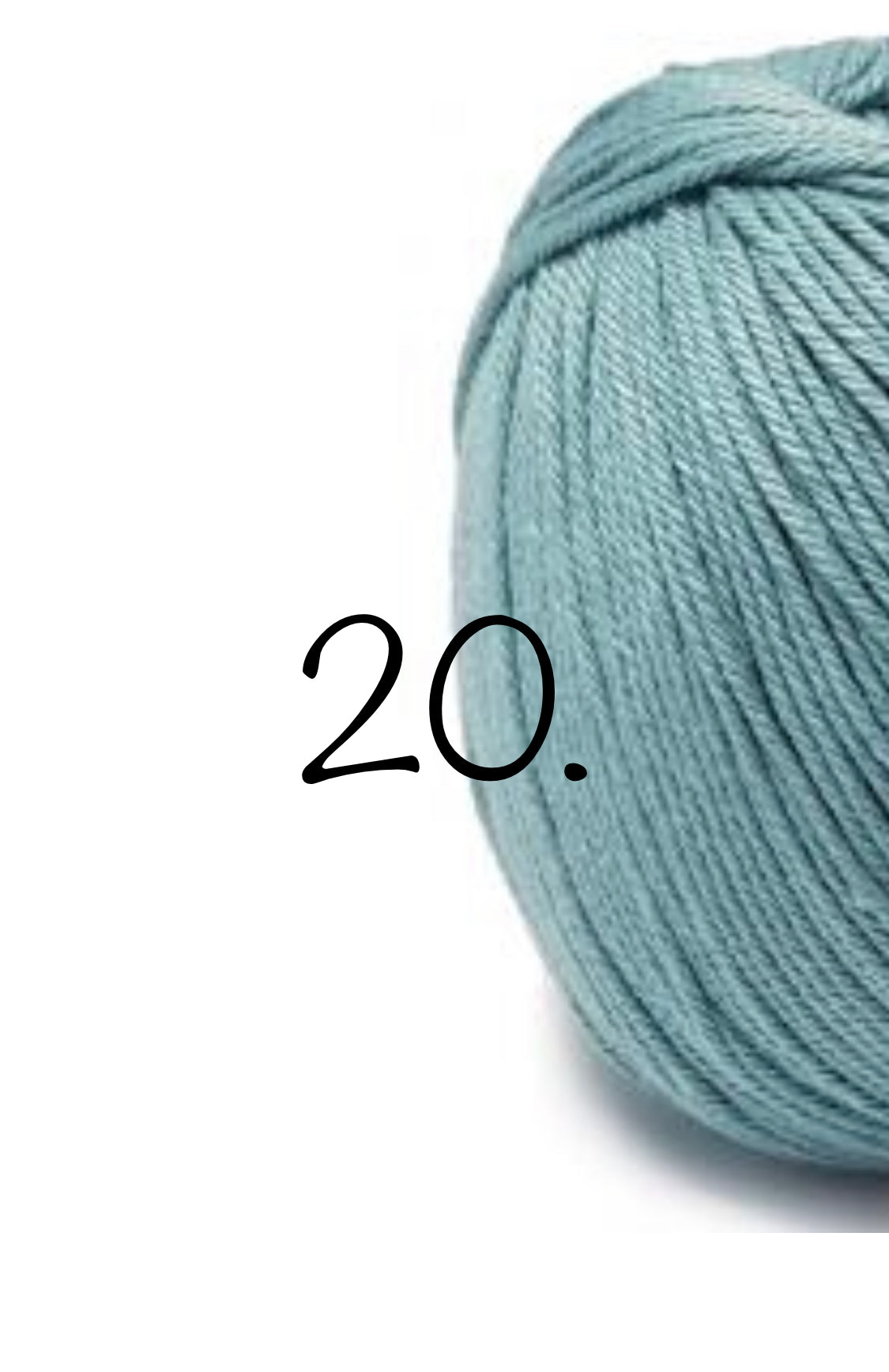 Bamboo and Tencel yarn colour 20 for newborn bonnet and wrap set