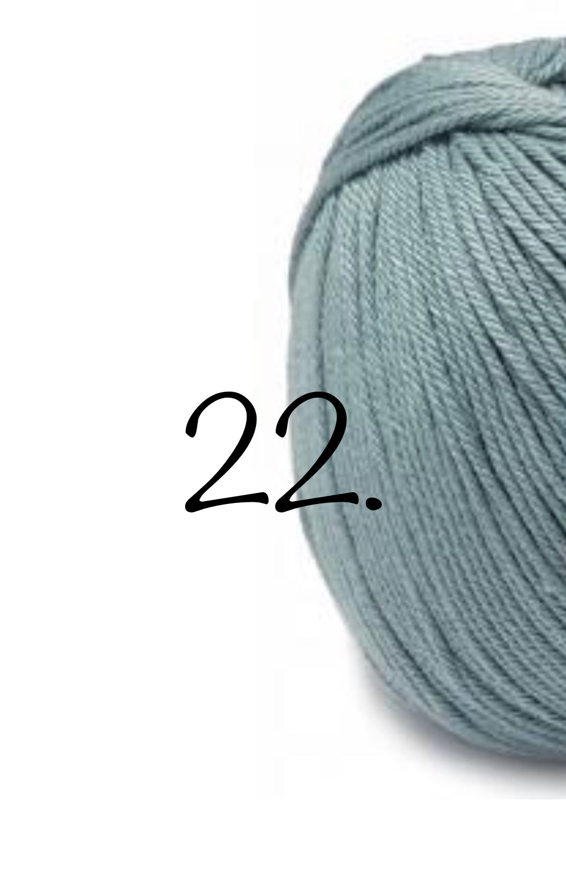 Bamboo and Tencel yarn colour 22 for newborn bonnet and wrap set