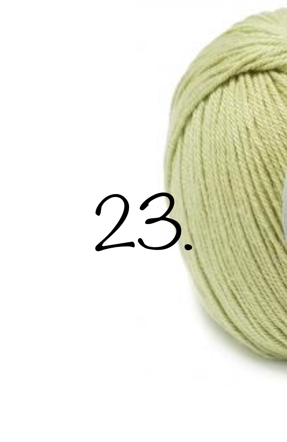 Bamboo and Tencel yarn colour 23 for newborn bonnet and wrap set