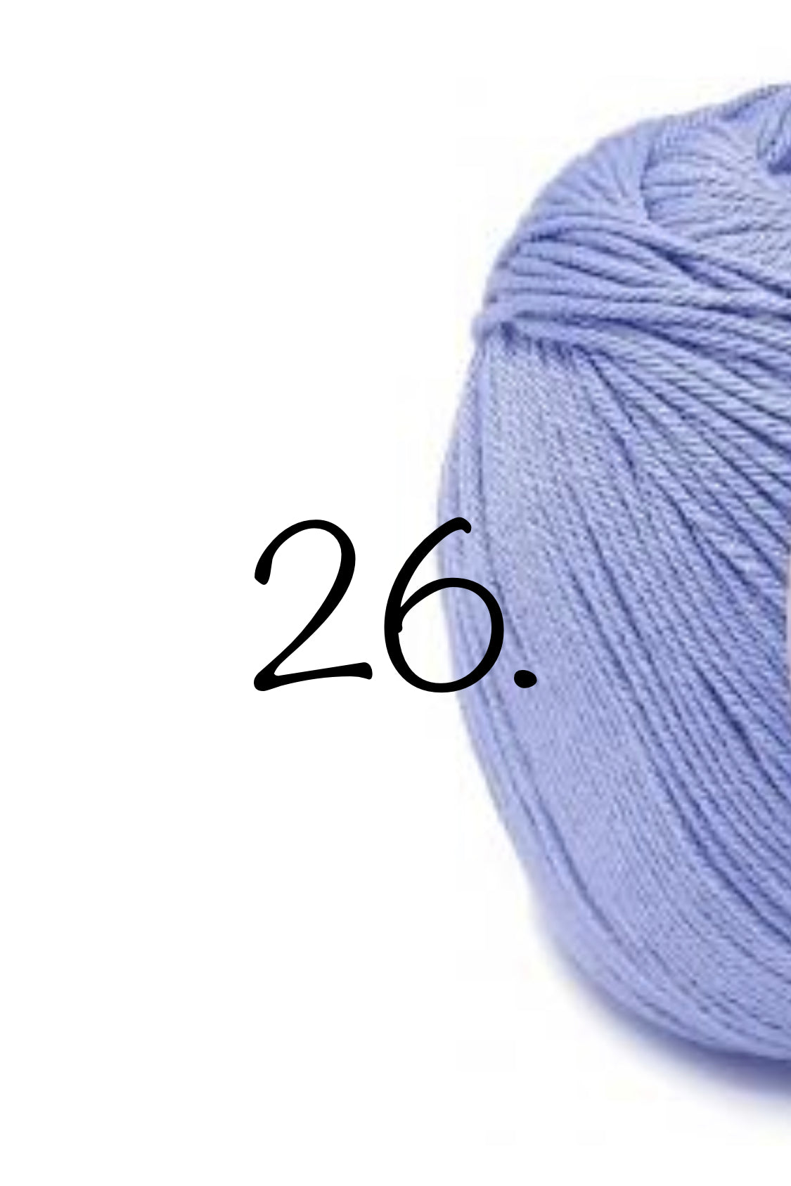 Bamboo and Tencel yarn colour 26 for newborn bonnet and wrap set