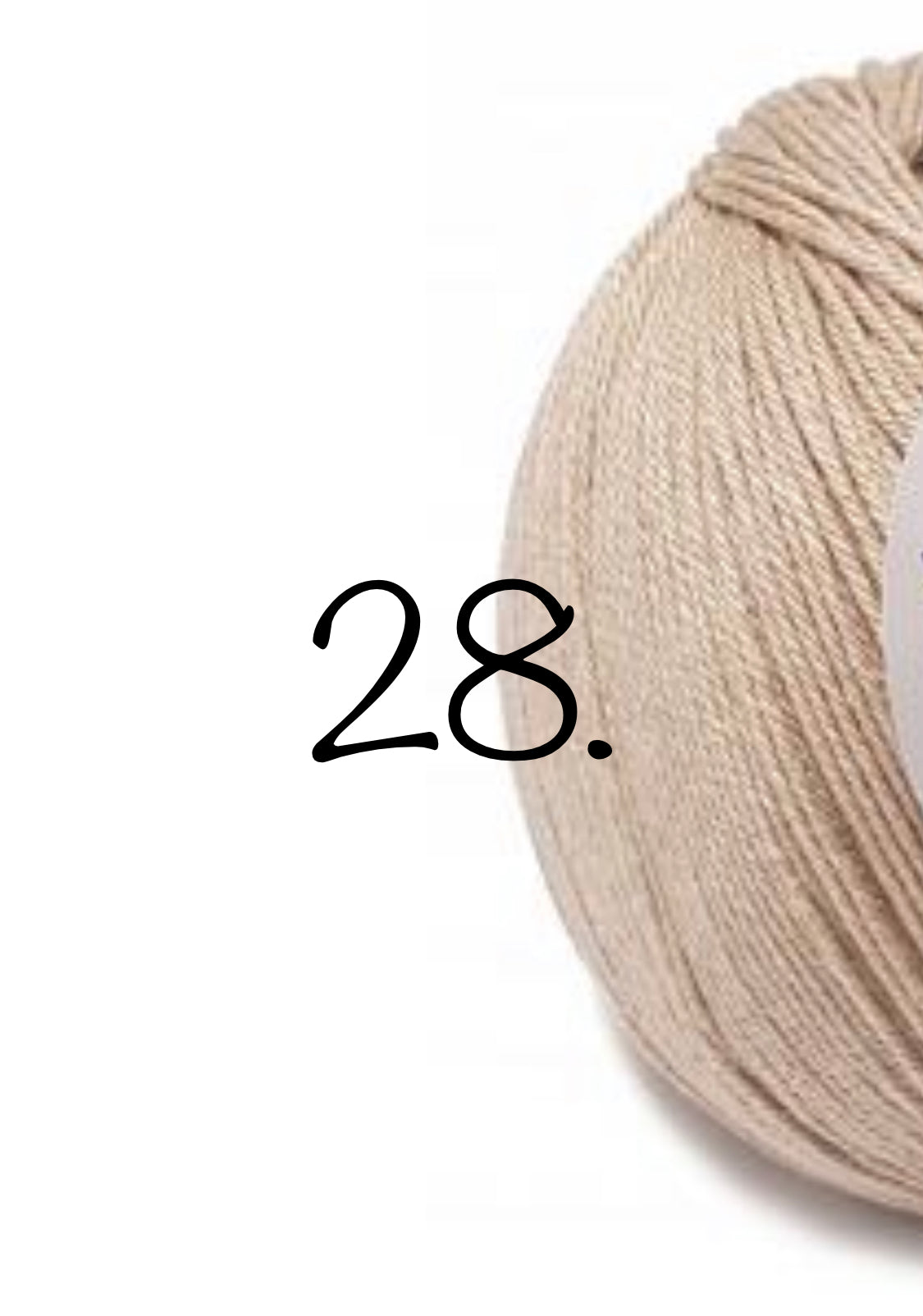 Bamboo and Tencel yarn colour 28 for newborn bonnet and wrap set