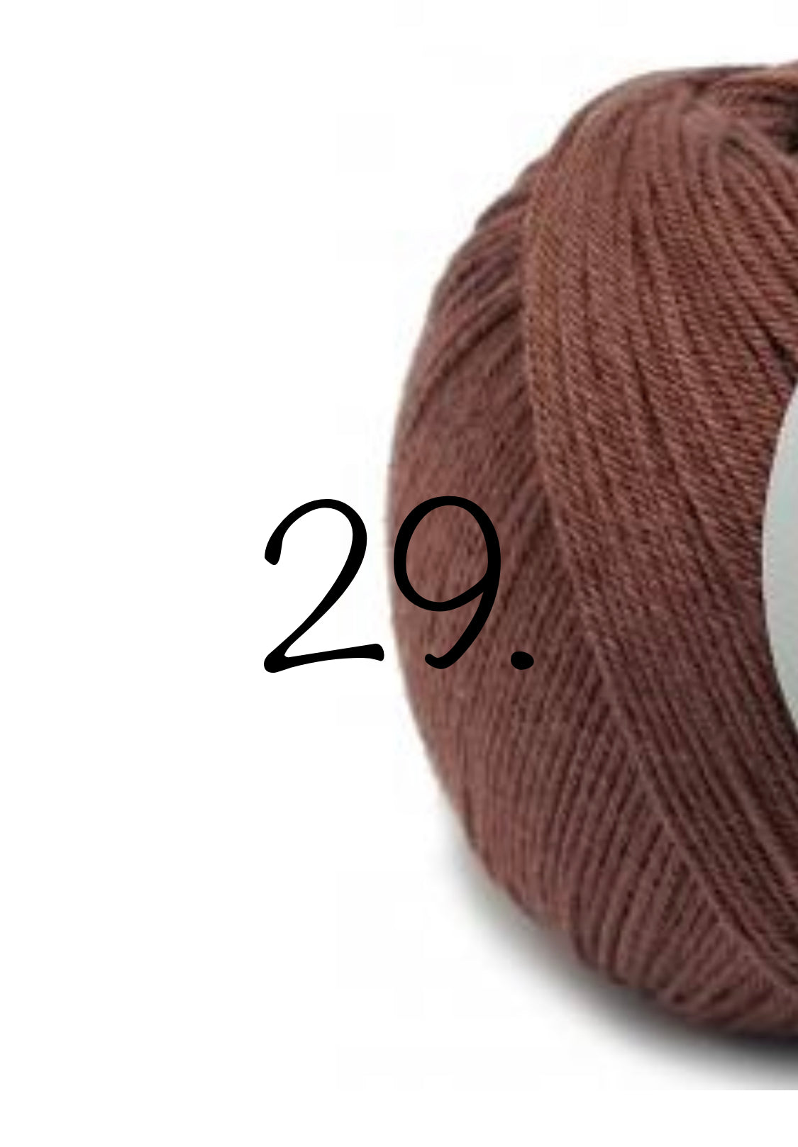 Bamboo and Tencel yarn colour 29 for newborn bonnet and wrap set