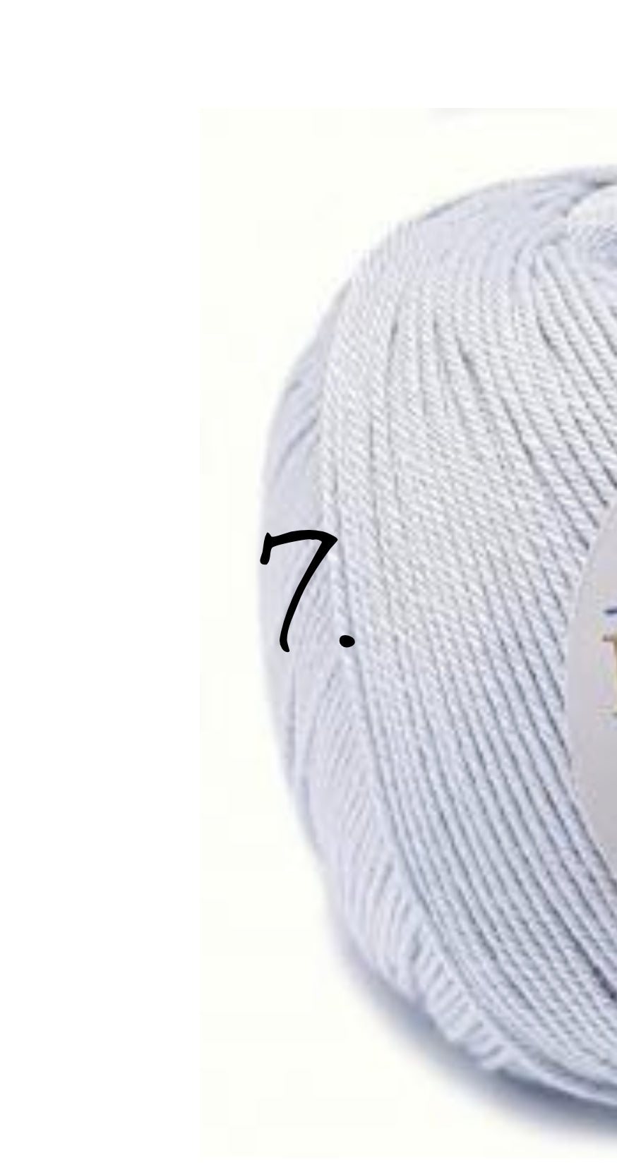 Bamboo and Tencel yarn colour 7 for newborn bonnet and wrap set