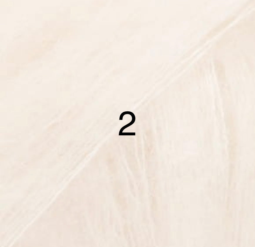 Wool colour 2 – Cream for Signature Fluffy Pixie Bonnet