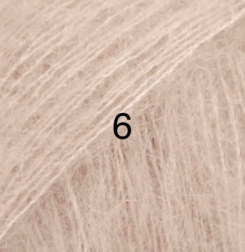 Wool colour 6 – Cream for Signature Fluffy Pixie Bonnet