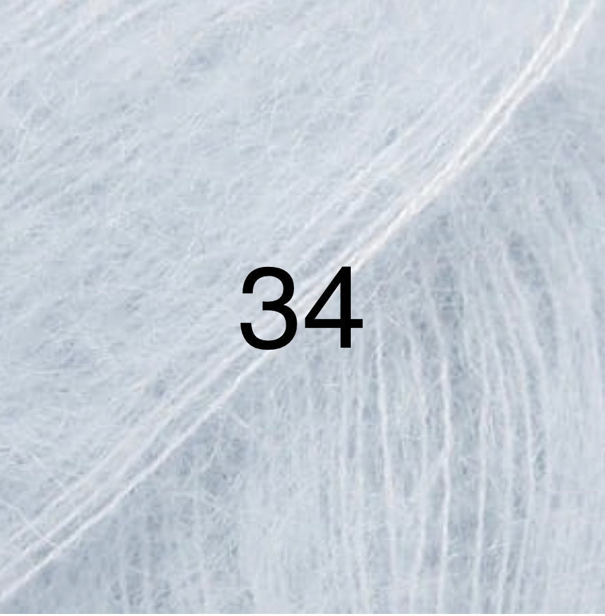 Wool colour 34 - Cream for Signature Fluffy Pixie Bonnet