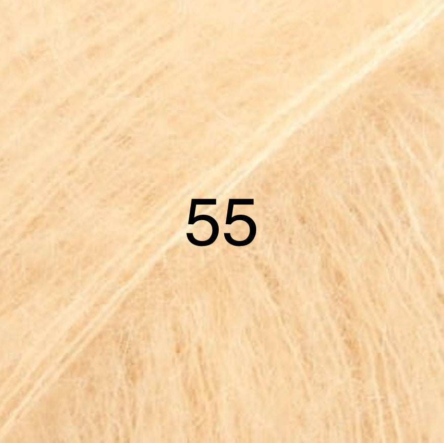 Wool colour 55 - Cream for Signature Fluffy Pixie Bonnet