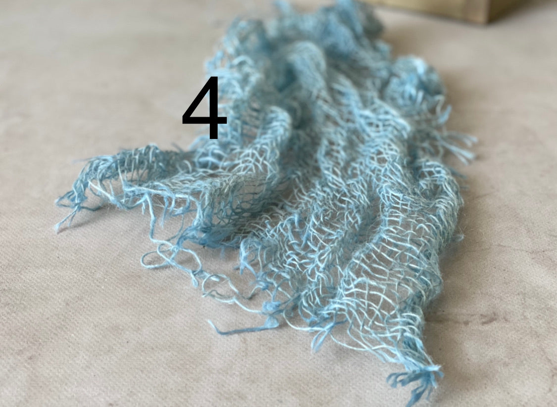 Hand-dyed textured jute photography layer in color option 4