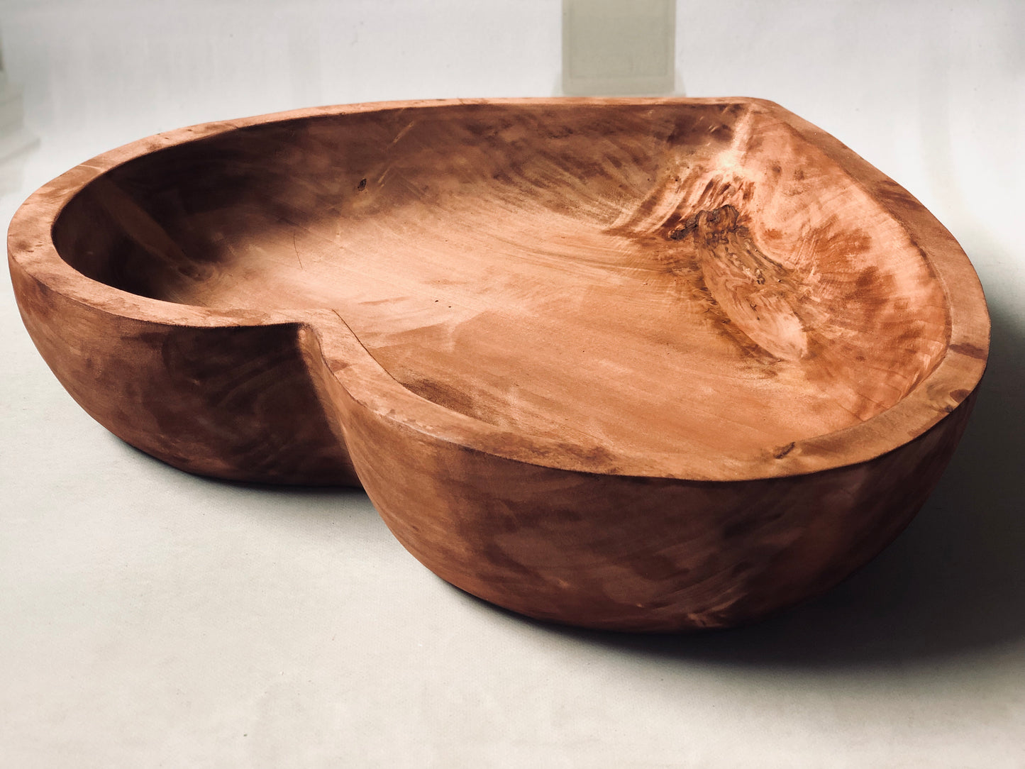 Prymitive Wooden POSING  heart bowl