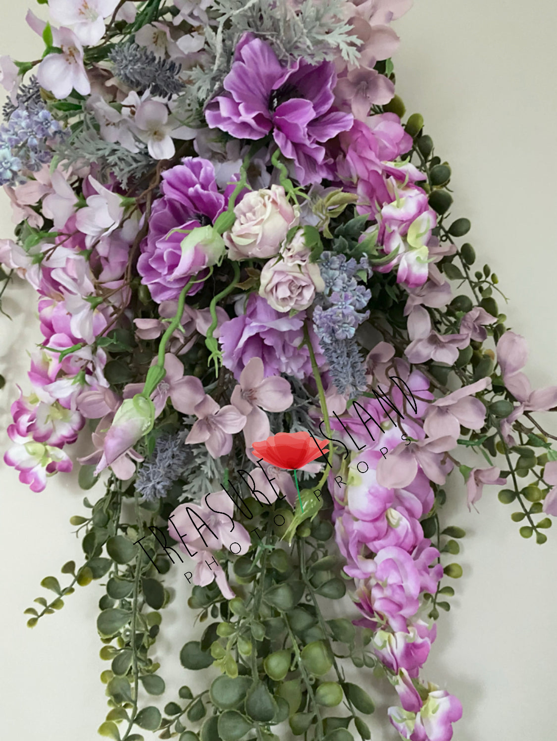 Lavender & Lily Enchanted Garland – Luxury Floral Photography Prop