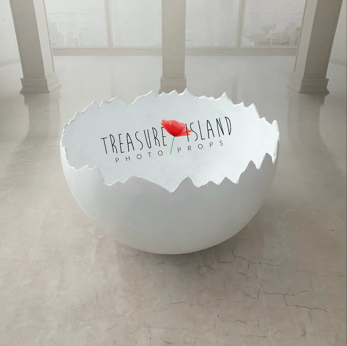 Easter Eggshell Prop – Handmade Plaster Version