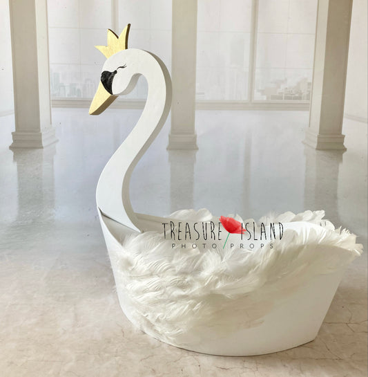 Wooden SWAN with or without fearhers - oryginal project from Treasure ISLAND