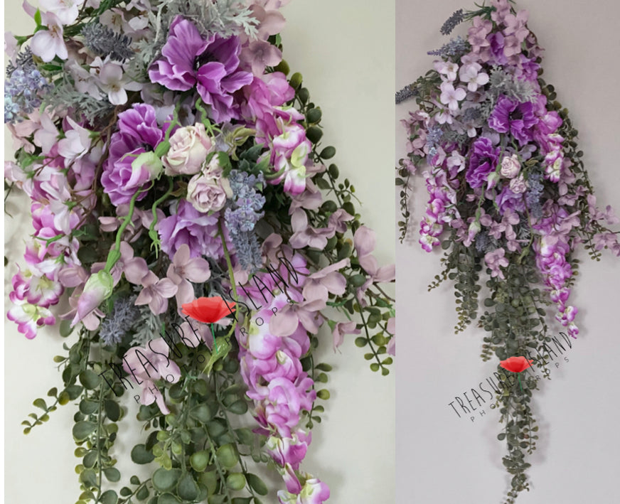 Lavender & Lily Enchanted Garland – Luxury Floral Photography Prop