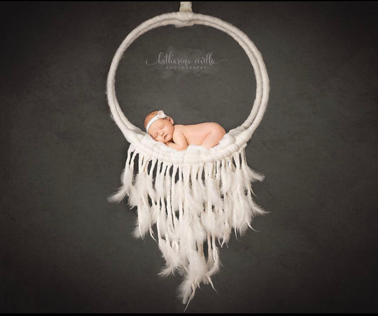 DREAM CATCHER  with feathers EASTER design