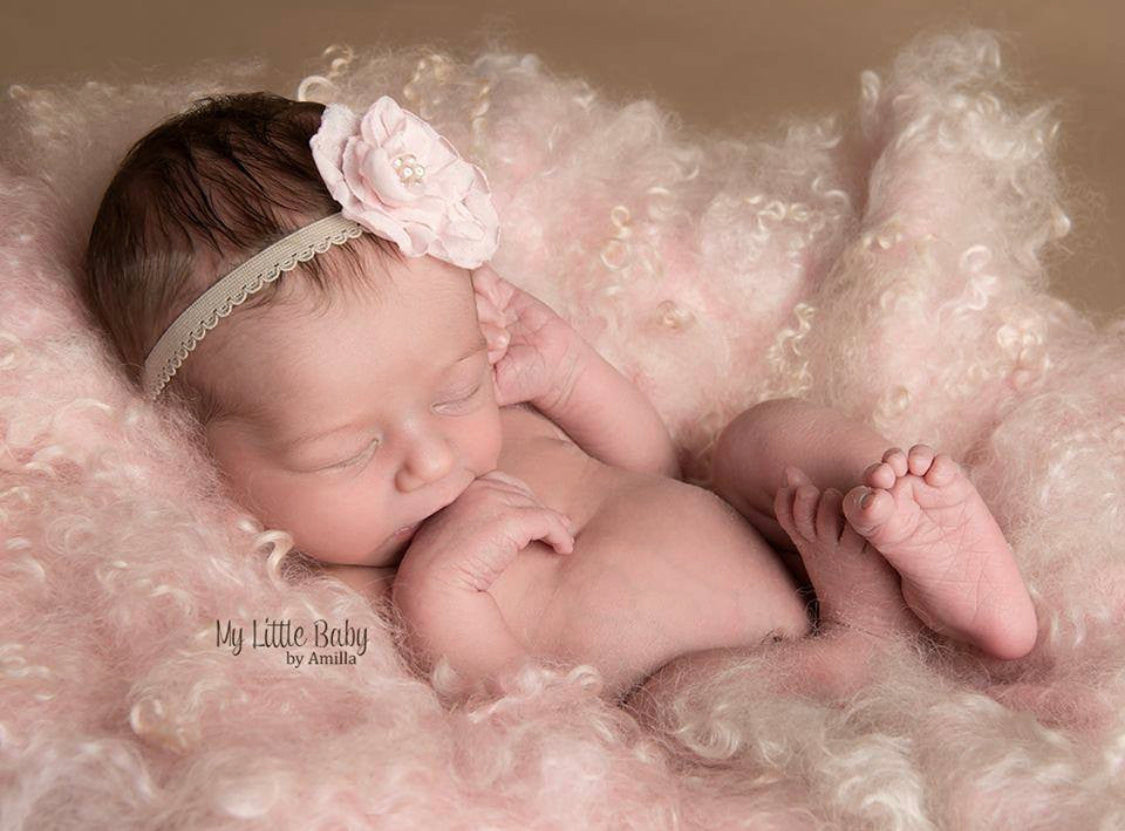 CURLY blanket EXTRA light pink - 6 sizes