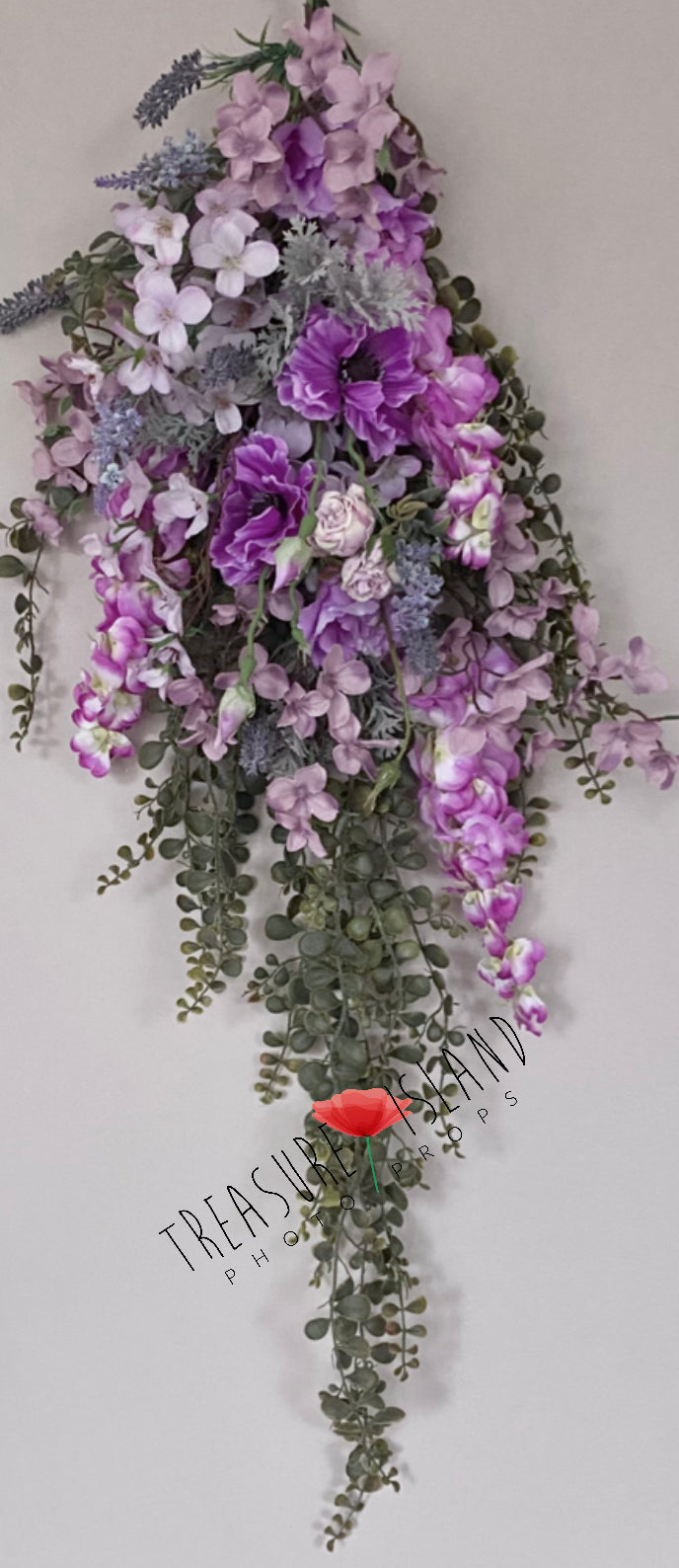 Lavender & Lily Enchanted Garland – Luxury Floral Photography Prop