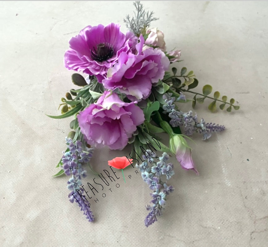 PREGNANCY Lavender  BELT and Headband - Photo Props