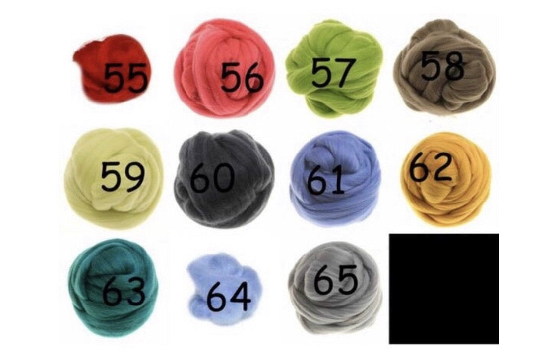 IRREGULAR FELTED MERINO BLANKET EXTRA THIN - BEST OF - 80x60 cm - 74 colours to choose