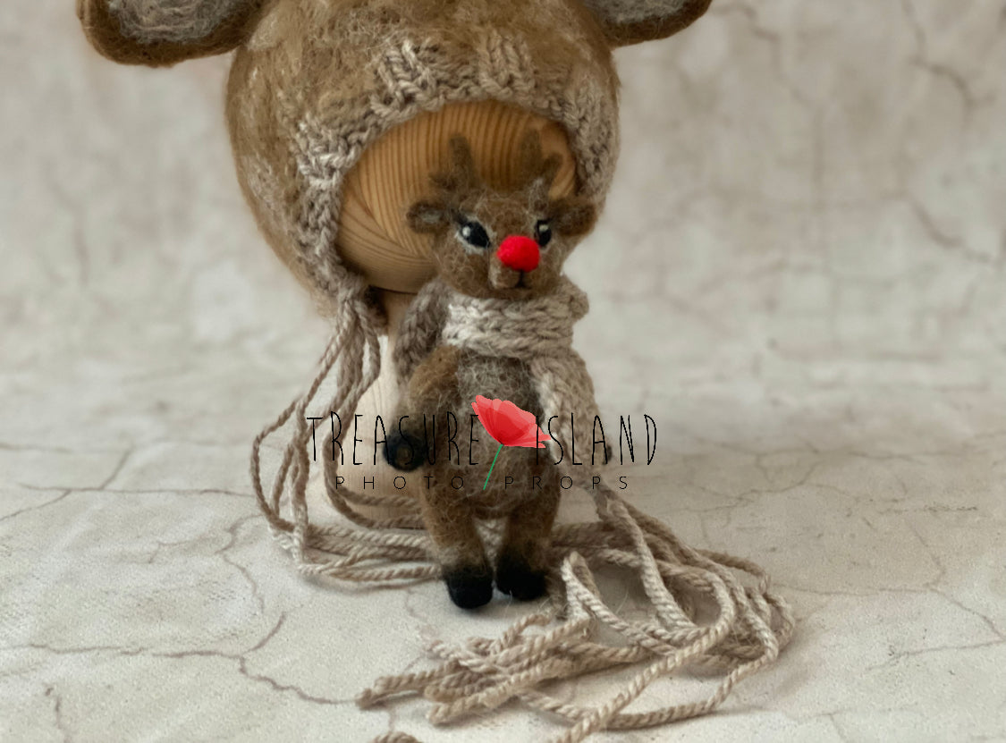 🌲✨RUDOLF -  REINDEER SET model Brown ✨🌲NEEDLE animal ✨🌲NEEDLE reindeer 🌲✨XMAS✨🌲