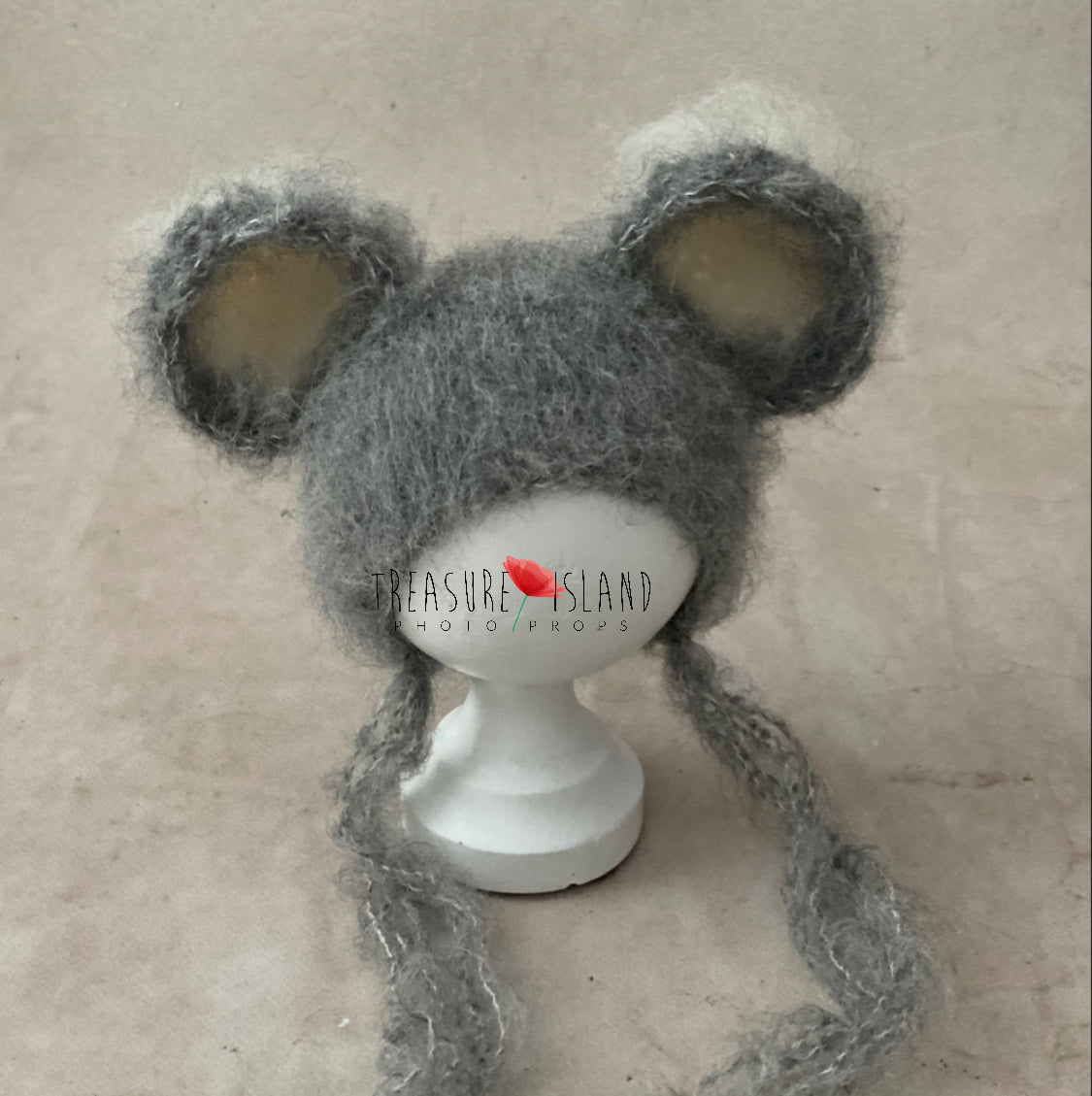 KNITTED MOUSE OUTFIT - very fluff wool felt animals felt animal NEEDLE animal NEEDLE animals