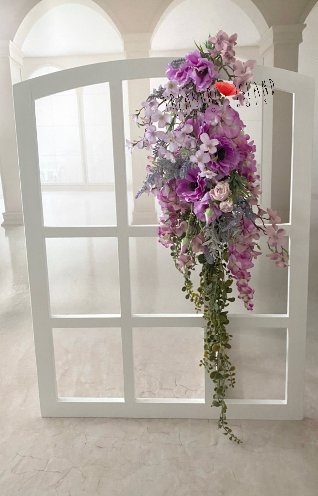 Lavender & Lily Enchanted Garland – Luxury Floral Photography Prop