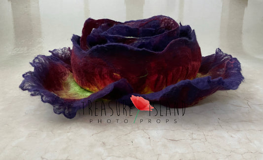 ✨Flower BOWL SET ✨ ALL RIGHT RESERVED ✨Felted bowl✨ wrap ✨flower hat ✨