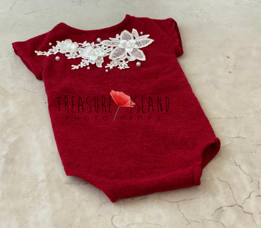 EXCLUSIVE Red body 6-12m RTS - outfit